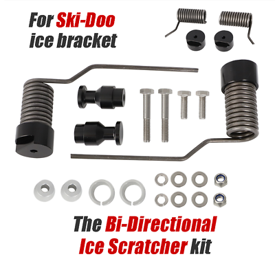 #ad Universal BI Directional Ice Scratcher Snowmobile Reversible For Ski Doo New