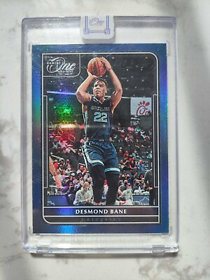 #ad 2021 22 Panini One and One Desmond Bane Blue # 30 Encased