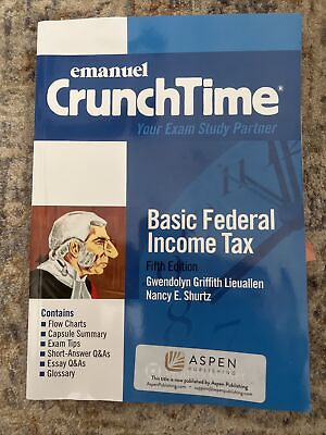 #ad Federal Income Tax supplement Emanuel CrunchTime Series 5th Ed. Missing Sec