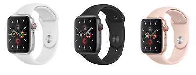#ad Apple Watch Series 5 44mm GPS Cellular Aluminum Case Good
