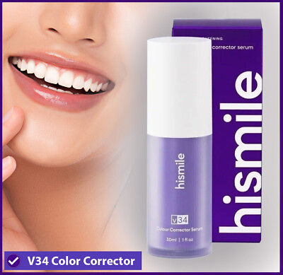 #ad Hismile V34 Purple Color Corrector Teeth Toothpaste Mousse Effective Whitening ✅