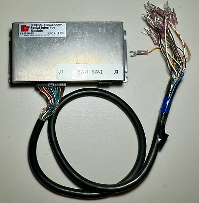 #ad Federal Signal Corp Serial Interface module Lightbar W HARNESS