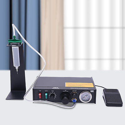 #ad Semi automatic Epoxy Resin Glue Dispenser Solder Paste Liquid Controller Dropper