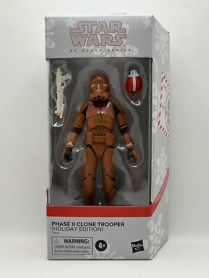#ad STAR WARS Black Series PHASE II CLONE TROOPER HOLIDAY EDITION 6quot; Action Figure
