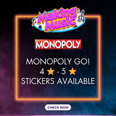 #ad Monopoly Go 4⭐ 5⭐ Star Stickers ⭐ PRESTIGE INCLUDED Cheap🔥SUPER FAST⚡