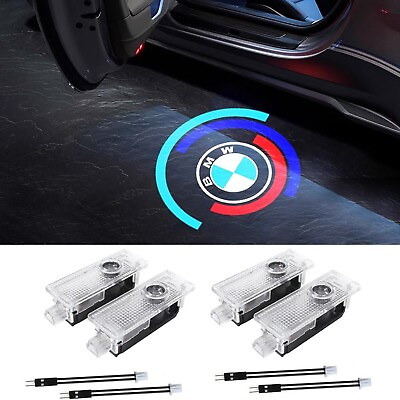 #ad #ad 4PCS For BMW Car Laser Door Logo Light Ghost Shadow Projector Car Courtesy Light