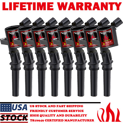 #ad #ad Super performance Ignition Coil Pack For Ford F150 F250 F550 4.6 5.4L DG508 V8