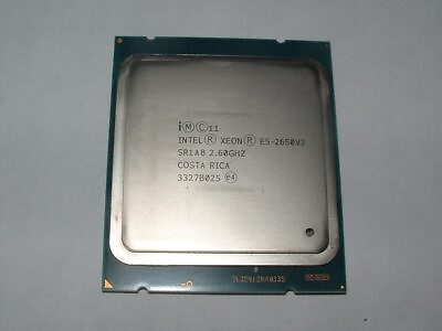 #ad Matched Pair Intel Xeon E5 2650 V2 2.60 GHz 8 Core SR1A8 Processors