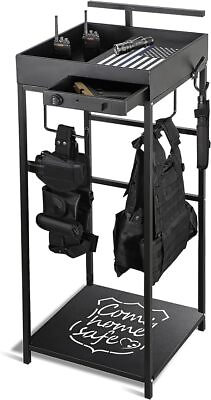 #ad #ad Police Gear Stand Police Hanger Tactical Duty Gear Rack with 3 Hooks Free Sta