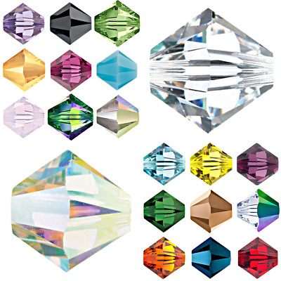 #ad Swarovski 5328 XILION Crystal Bicone Beads Jewelry Making *U Pick Size amp; Color
