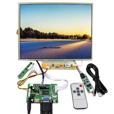 #ad HDMI VGA 2AV LCD Controller Board 12.1quot; 1024x768 N121X5 LTN121XJ Touch LCD