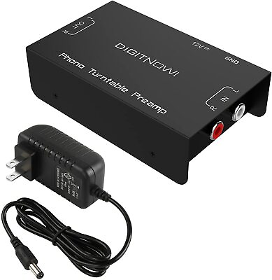 #ad Phono Turntable PreampMini Electronic Stereo Audio Phonograph Preamplifier RCA