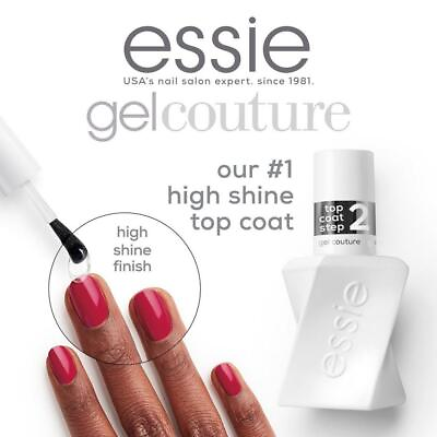 #ad Essie Gel Couture Nail Polish 1098 Top Coat 0.46oz 13.5ml HIGH SHINE TOPCOAT