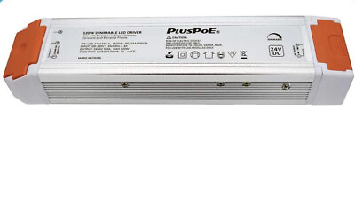 #ad PlusPoe 24V 120W Power supply Driver TRIAC Dimmable Led Drive 110V to24DC 24V..