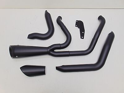#ad Freedom Performance 2 Into 1 Turnout Exhaust System Black HD00579