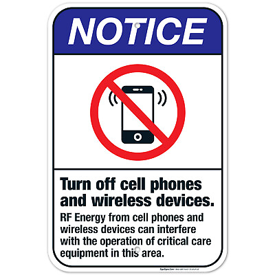 #ad Turn Off Cell Phones And Wireless Devices Sign ANSI Notice Sign