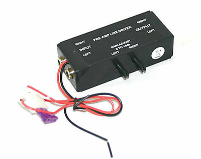#ad Pre Amp RCA Input Output Line Driver Signal Amplifier