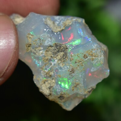 #ad Dry Opal Rough 22.00 Carat Natural Ethiopian Welo Opal Raw Fire Opal Gemstone