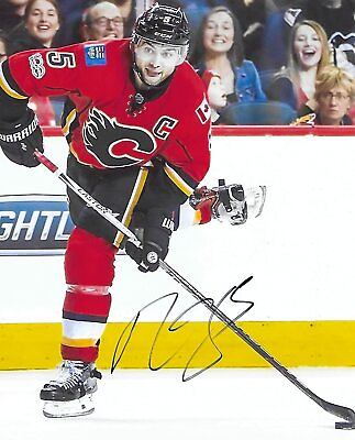 #ad Mark Giordano Calgary Flames Signed Autographed NHL Hockey 8X10 Photo COA Proof.