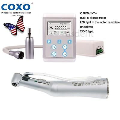 #ad COXO Dental 20:1 Electric Micro Motor System C PUMA INT Brushless Built in LED