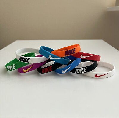 #ad Nike Silicone Bracelet One Size Fits All Wristband