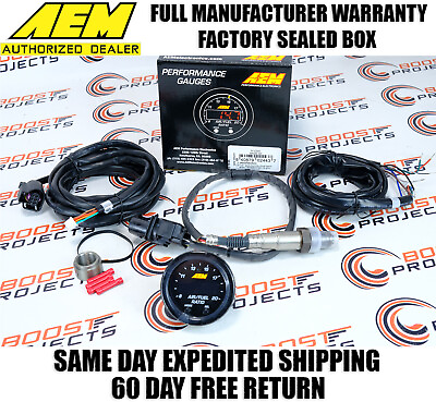 #ad AEM X Series Wideband Gauge 52mm 2 1 16quot; O2 UEGO Air Fuel AFR Controller 30 0300