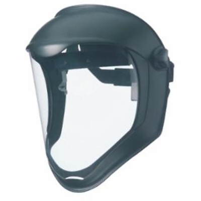 #ad Honeywell UVEX S8500 Bionic Face Shield Uncoated Clear Black Matte