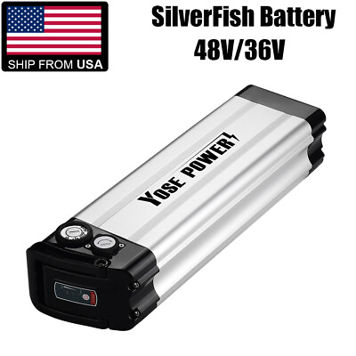 #ad 48V 36V Lithium Battery Silverfish Electric Bike Battery 48V 36V Ebike Battery