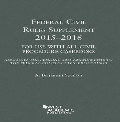 #ad #ad Federal Civil Rules Supplement 2015 2016 Edition For Use with All Civil GOOD
