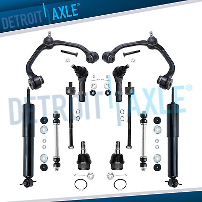 #ad 12pc Front Shocks Upper Control Arms Tierod Kit for Ranger B2300 B2500 B3000 2WD