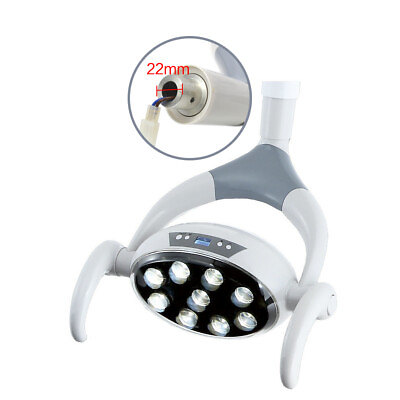 #ad Dental Shadowless Oral Light Lamp with 9 LED Lens Connector φ22 26mm
