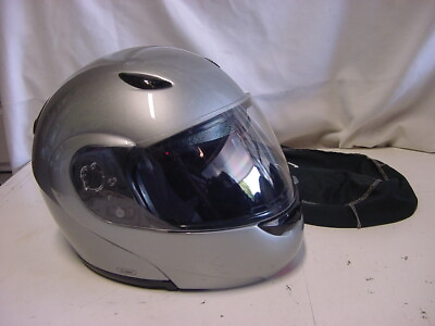 #ad HJC CONVERTIBLE MOTORCYCLE HELMET WITH BAG SIZE SMALL