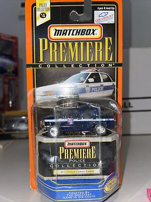 #ad #ad Matchbox Premiere Police Collection Wisconsin Chevy Tahoe 1998 Brand New in Box