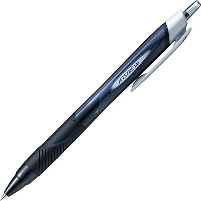 #ad Jetstream Standard Ballpoint Pen 0.38 mm Black Ink Black Body