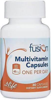 #ad Bariatric Fusion Multivitamin ONE per Day Capsule with 45mg of Iron 30 Capsules