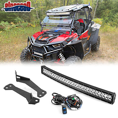 #ad #ad Upper Roof 32quot; LED Light Bar Bracket Wire Kit For 14 23 Polaris RZR 900 XP 1000