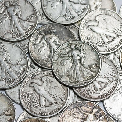 #ad #ad Walking Liberty Half Dollar Coin Lot CHOOSE HOW MANY US 90% Silver