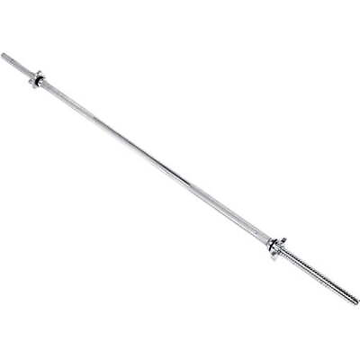 #ad Barbell Straight Standard Weight Bar with Threaded Ends 5 6 Ft.