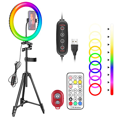 #ad #ad Neewer 12 inch RGB Ring Light Selfie Light Ring with Tripod Stand amp; Phone Holder