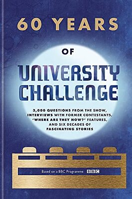 #ad 60 Years of University Challenge by Cassell Hardback Book The Fast Free Shipping