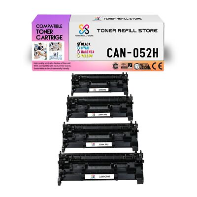 #ad 4Pk TRS 052 Black Compatible for Canon imageCLASS MF426dw Toner Cartridge