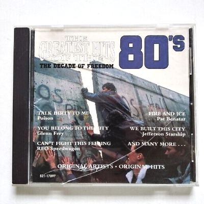 #ad The Greatest Hits of the 80s The Decade of Freedom Music CD Various Artists