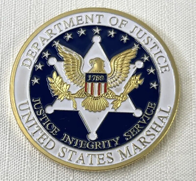#ad #ad US Federal Marshal Service Special Agent Challenge Coin