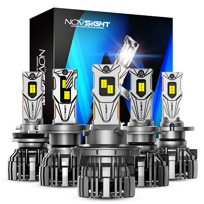 #ad #ad NOVSIGHT 140W 30000LM LED Headlight Bulbs Kit High Low Beam 6500k Super Bright