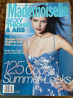 #ad MADEMOISELLE Magazine May 1997 Vintage 90#x27;s Thighs amp; Abs summer looks