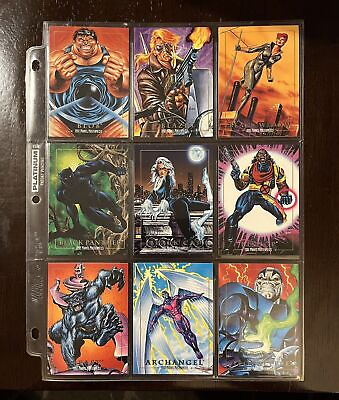 #ad 1992 Marvel Masterpieces Singles Pick Your Card Complete Your Set 1 100