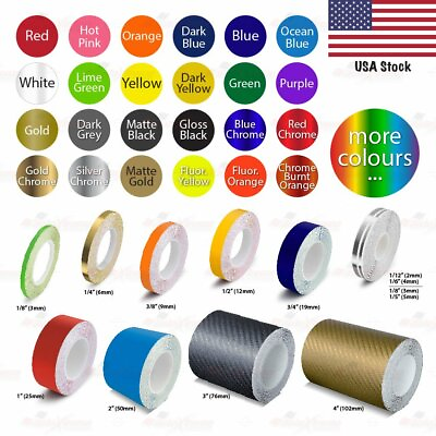 #ad Roll Vinyl Pinstriping Pin Stripe DIY Self Adhesive Line Car Tape Decal Stickers
