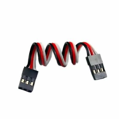#ad 5 Pcs lot Extension Cord Red White Black Male To Male Connection Wire Cable Part