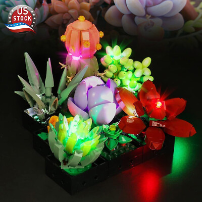 #ad LocoLee LED Light Kit for Lego 10309 Succulents Plant Flower Botanical Light Set