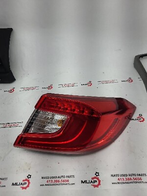 #ad USED OEM Passenger Tail Light Turbo Quarter Mounted Fits 2018 2020 ACCORD 616392